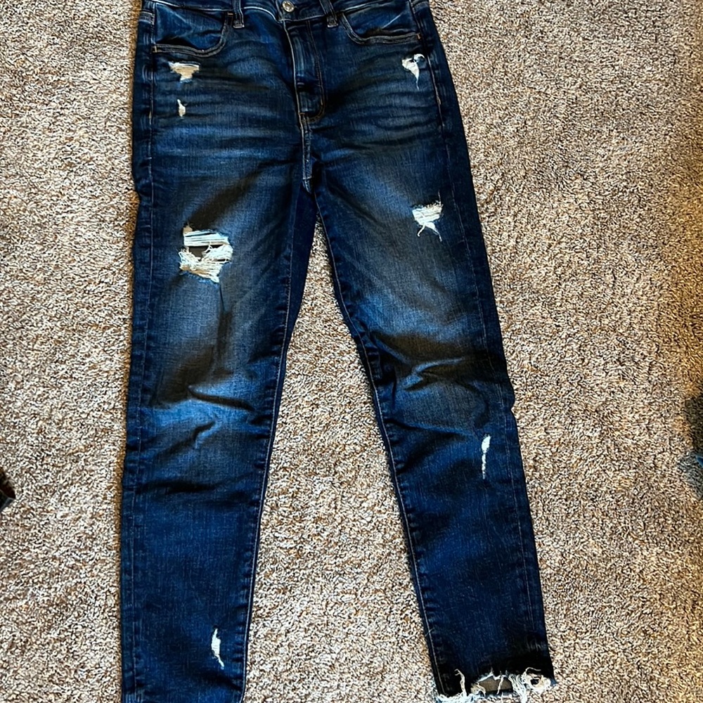 American Eagle. Next Level Stretch. Super High Rise Jegging Crop.